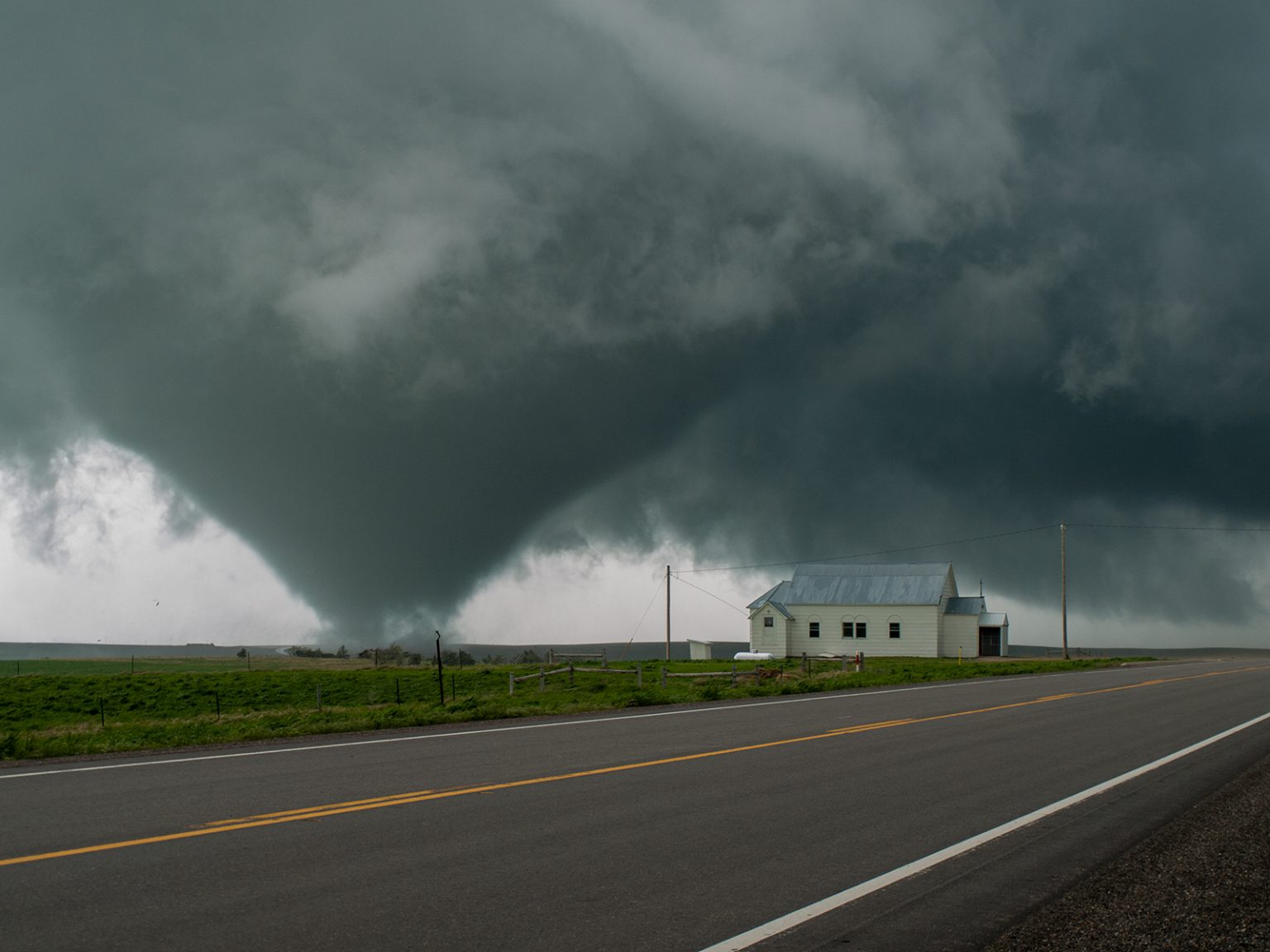 A tornado in South Dakota, by George Kourounis