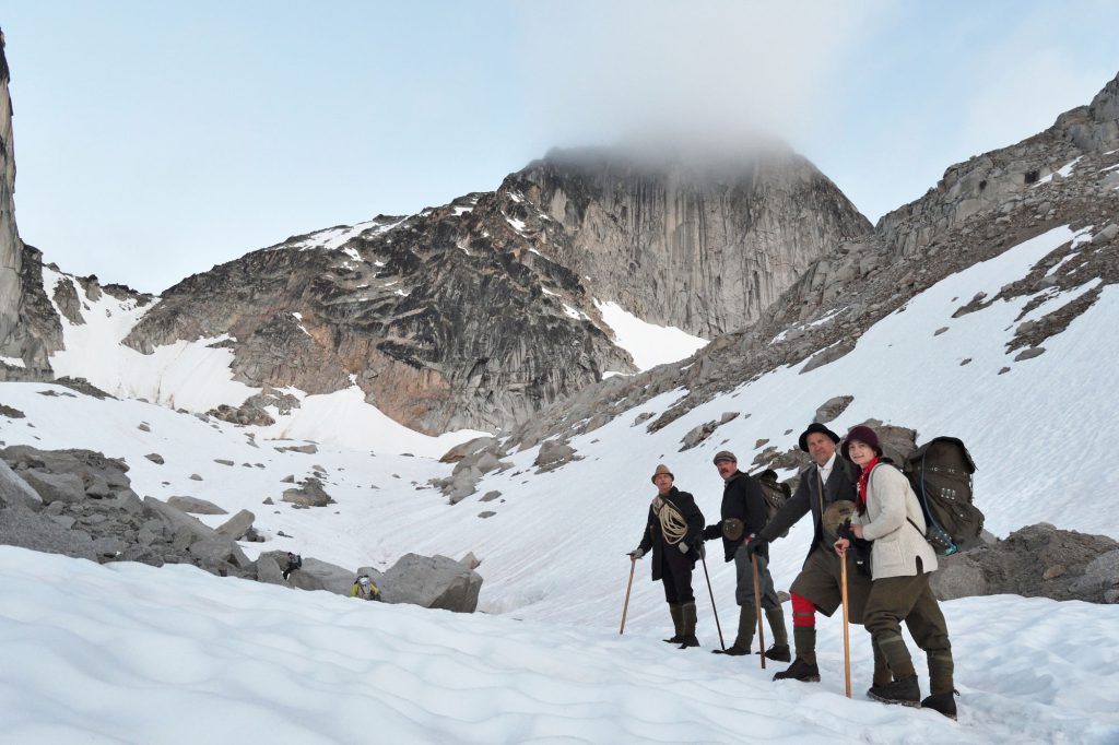 The team on the day of the first summit attempt