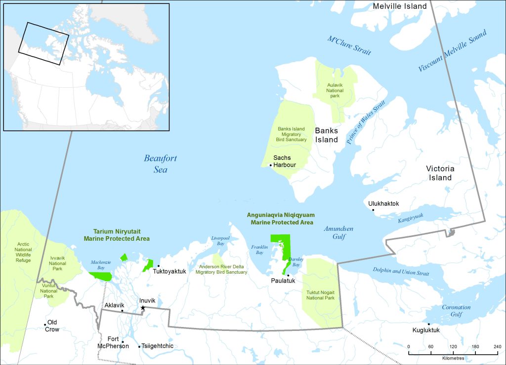 Anguniaqvia niqiqyuam Marine Protected Area map