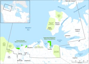 Anguniaqvia niqiqyuam Marine Protected Area map