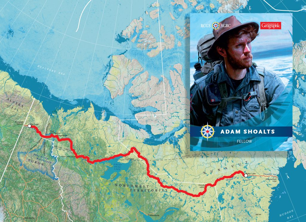 Adam Shoalts, Arctic, expedition, North, RCGS
