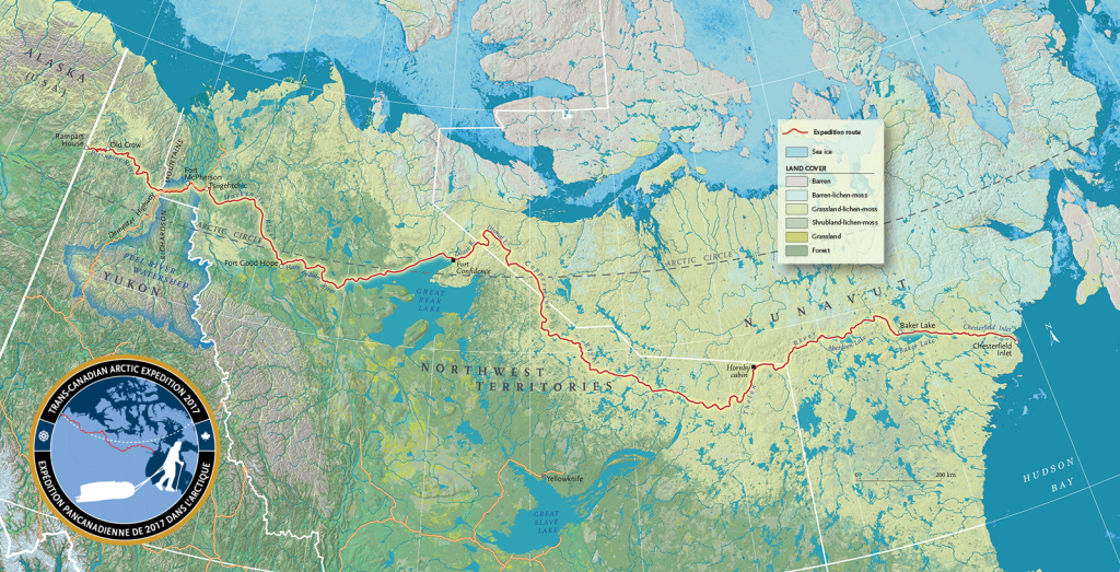 Adam Shoalts north Arctic Circle exploration maps cartography