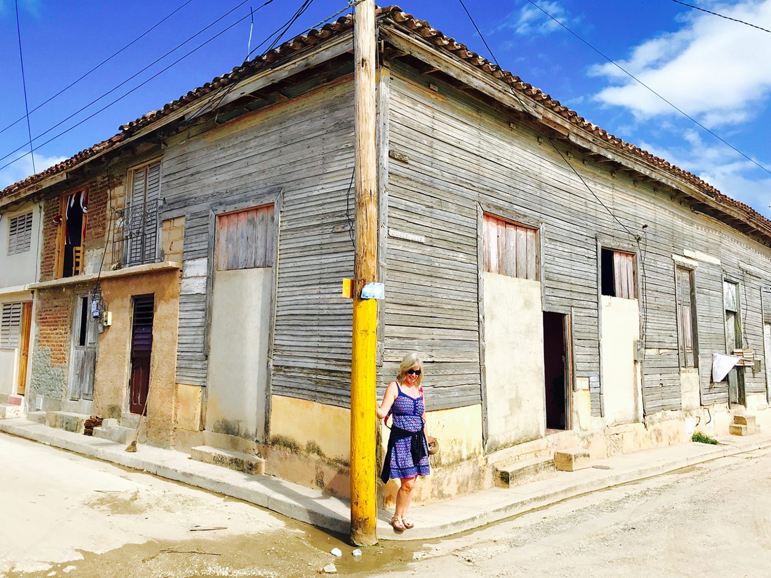 Bonnie Munday in Gibara, Cuba