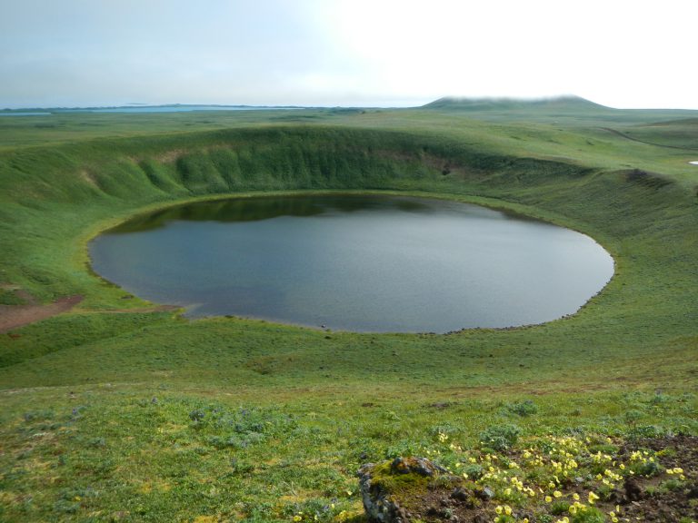Caldera Lake on St. Paul Island