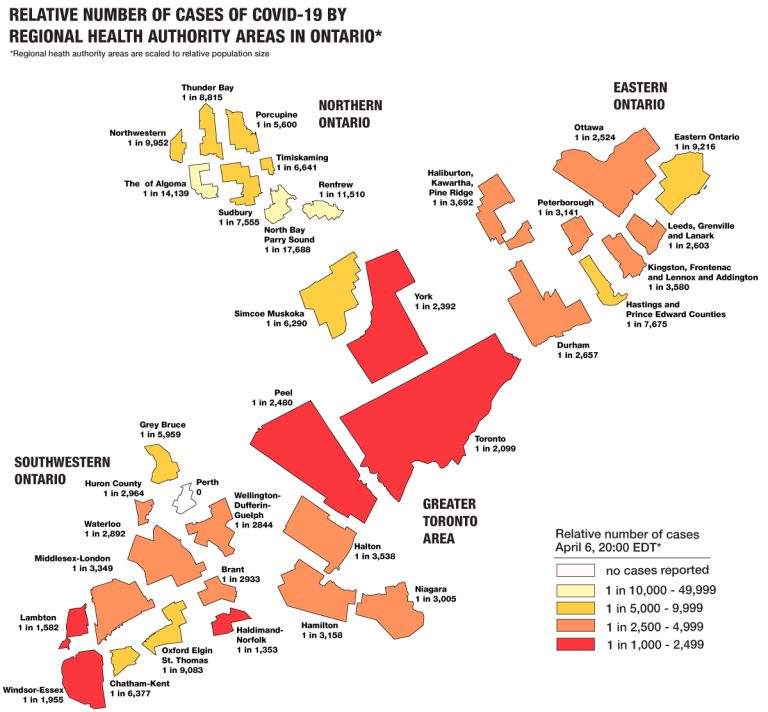 Mapping COVID-19 cases in Canada per capita | Canadian Geographic