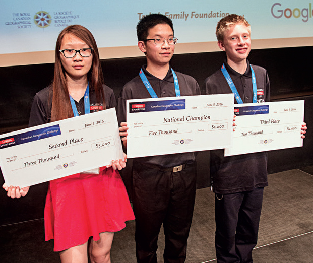A showcase of geographical knowledge at the 2016 Canadian Geographic