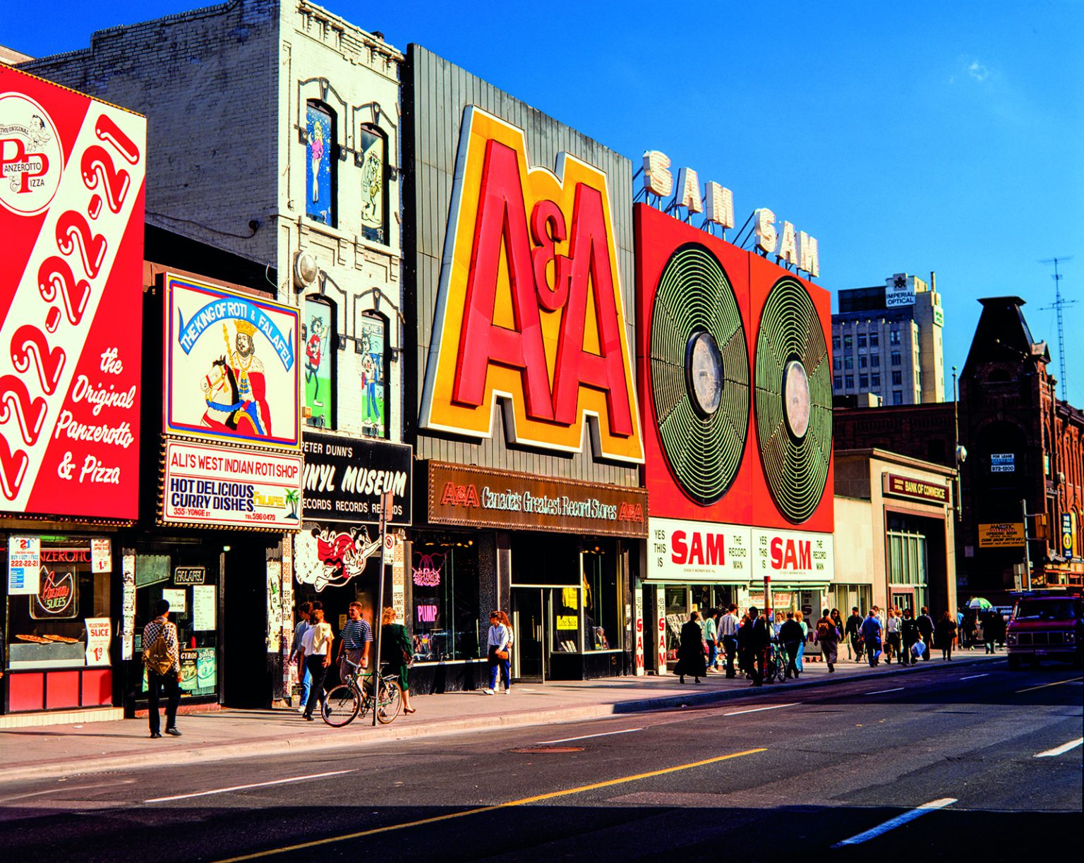 sam the record man toronto yonge st by George Hunter