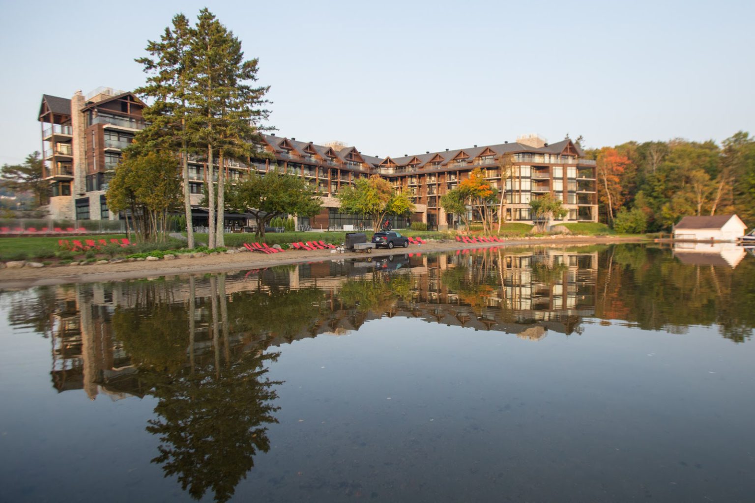 Morning at Entourage sur-le-lac, Quebec City, Lac Beauport, Quebec