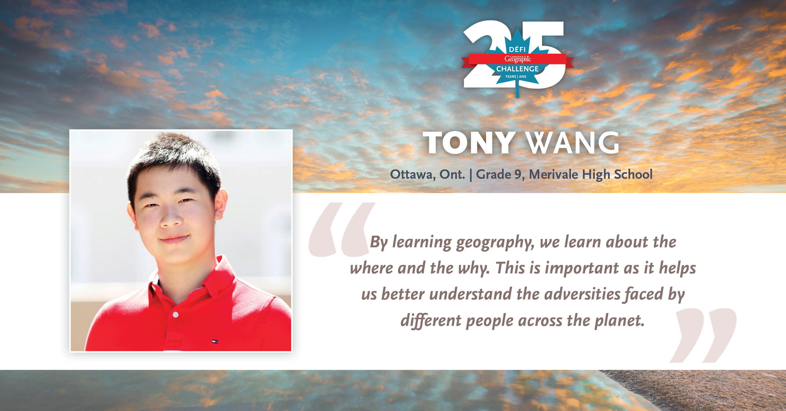 Introducing the 2020 Can Geo Challenge national finalists Canadian