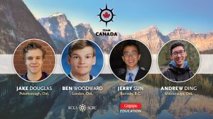 Team Canada for International Geography Olympiad 2019