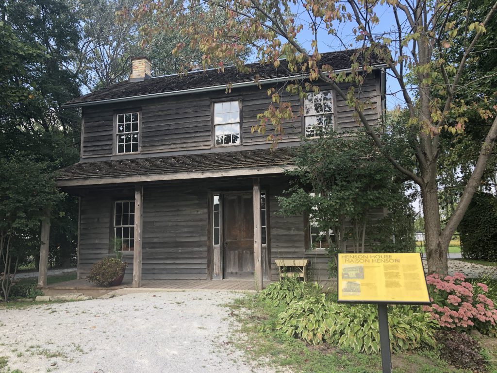 Josiah Henson, log cabin, Ontario, historic site