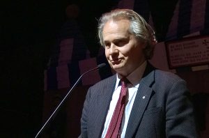 Wade Davis addresses the 2017 Royal Canadian Geographical Society College of Fellows Dinner