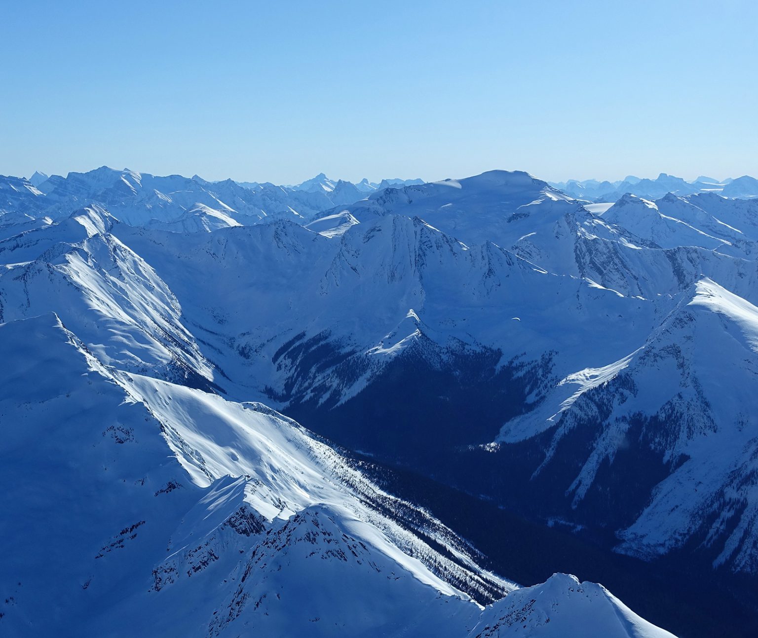Jeannette peak from the air