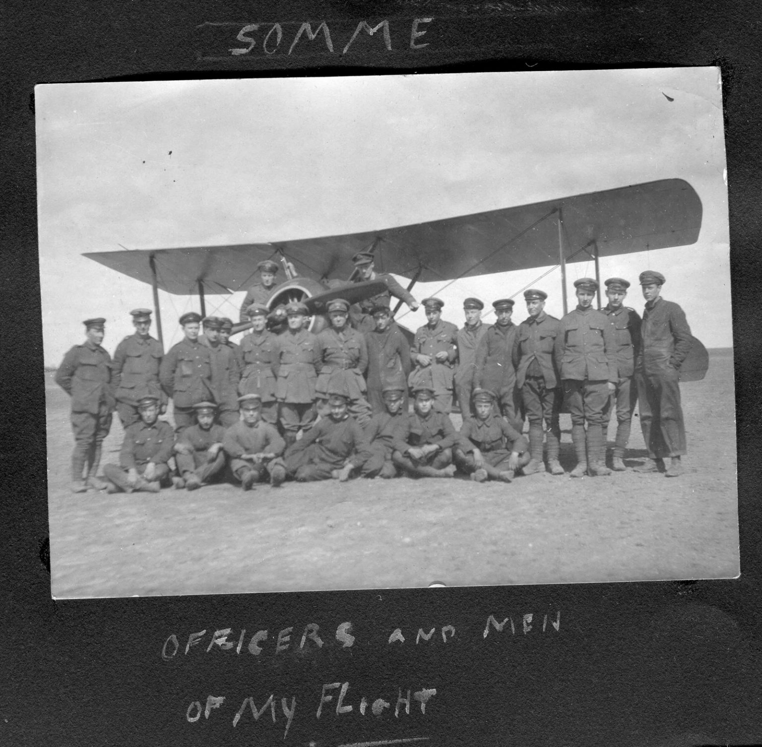 Fall with his squadron, date unknown