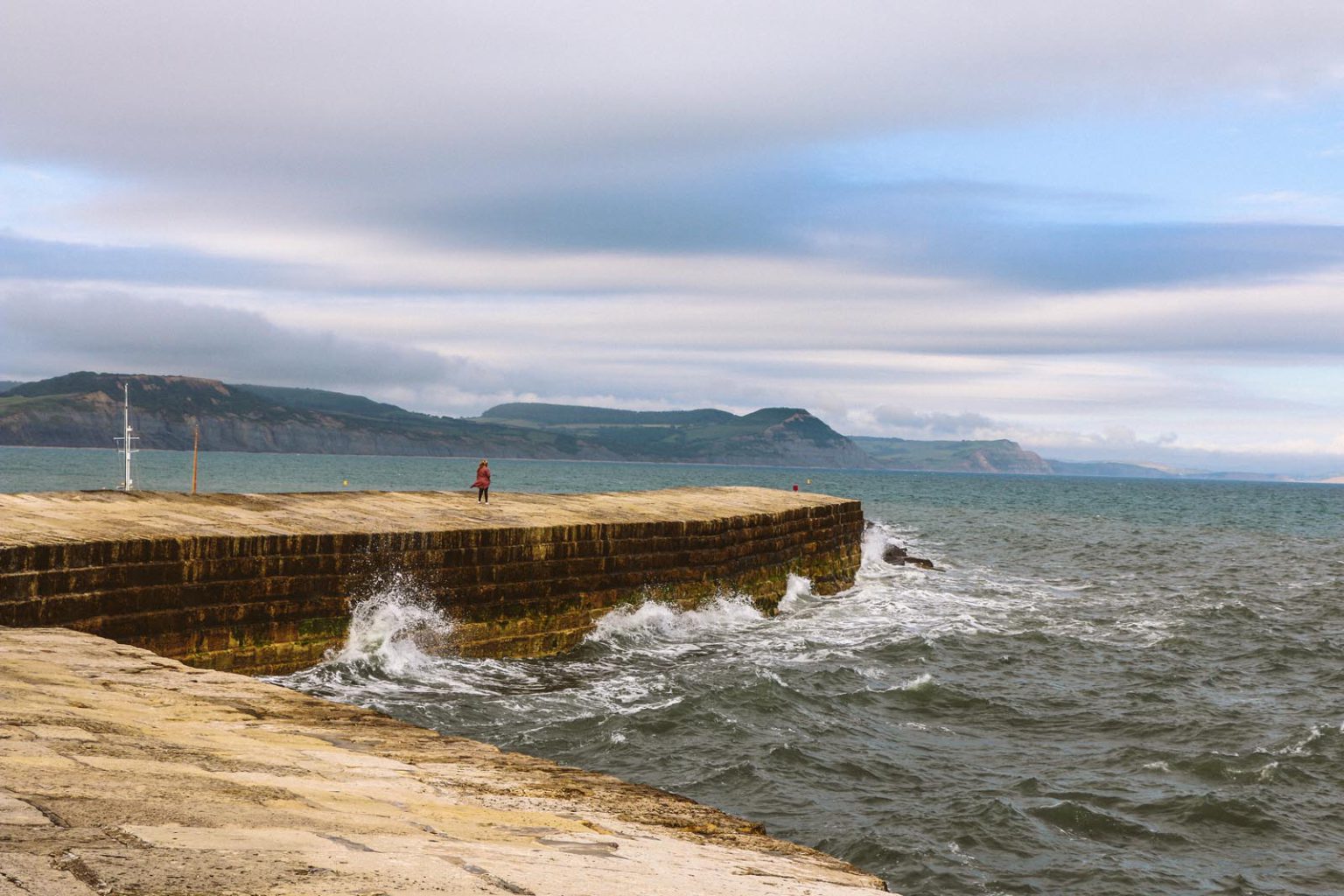 The pier at Lyme Regis, Dorset