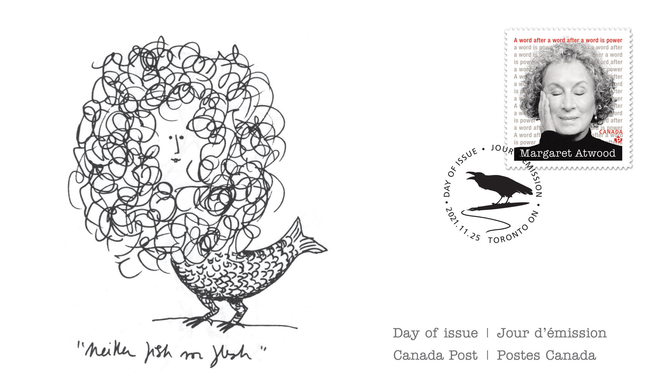 Beloved author and RCGS Fellow Margaret Atwood honoured with a stamp