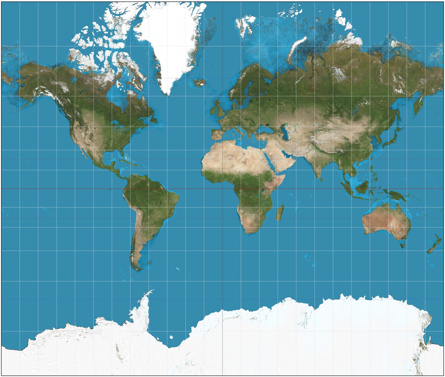 The Mercator Projection by Daniel R Strebe