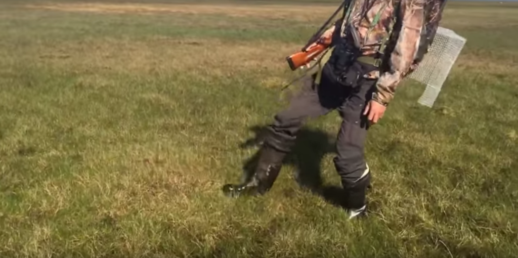 methane bubbles ground