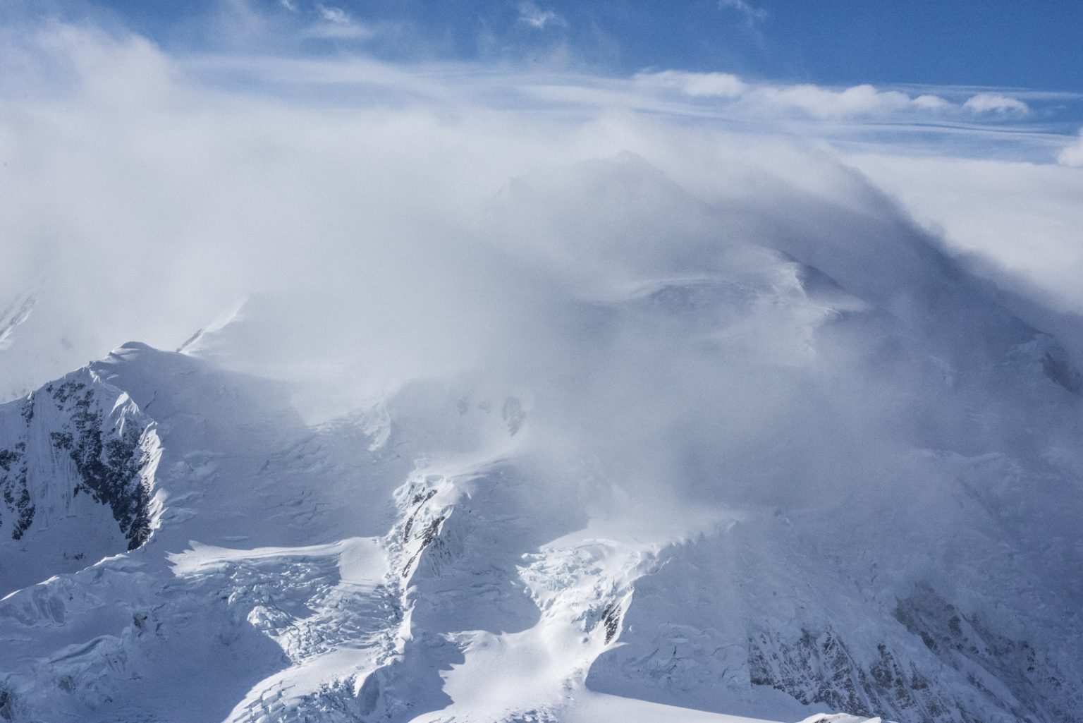 An aerial view of Mt Wood in Yukon
