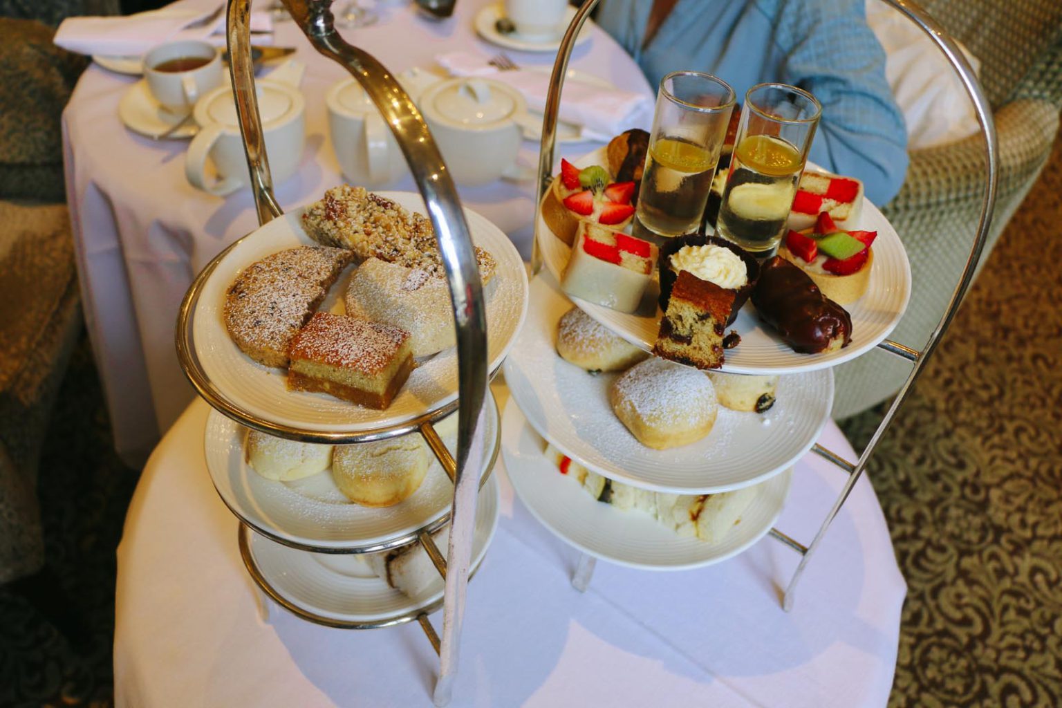 Afternoon tea at the Macdonald Randolph Hotel, Oxford