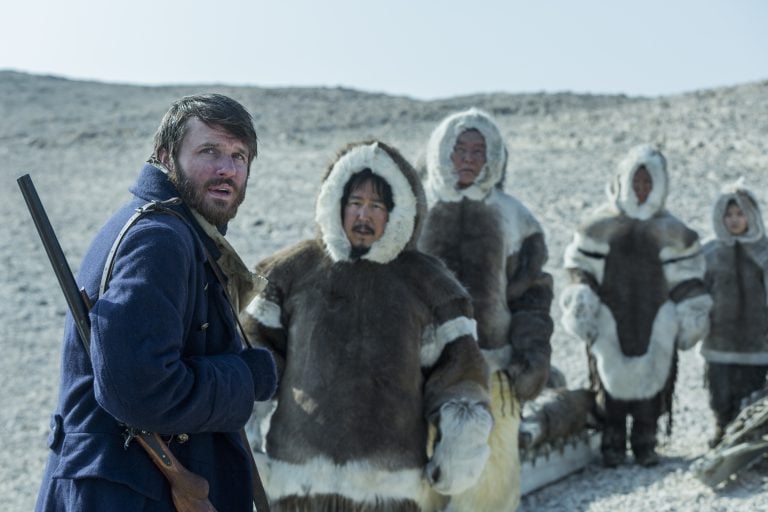 Lieutenant John Irving (played by Ronan Raftery) encounters a group of Inuit — and an all-too-brief moment of hope — on King William Island in Episode 7 of The Terror.