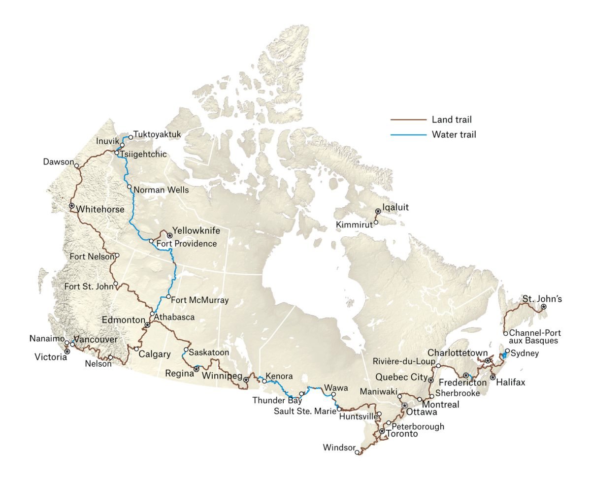 The Great Trail nears completion, connecting Canada’s three oceans