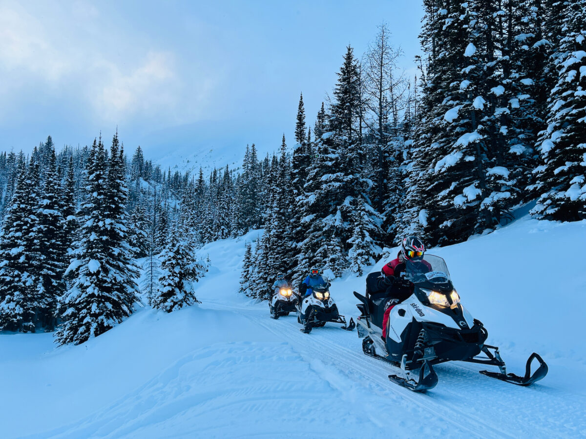A snowmobile adventure to Marmot Falls Canadian Geographic